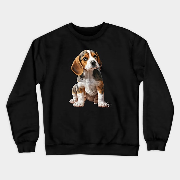 Puppy Beagle Crewneck Sweatshirt by JayD World